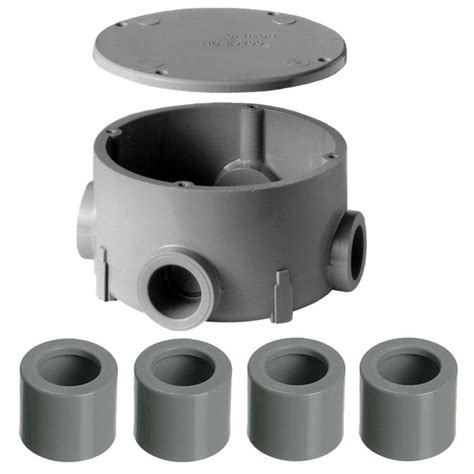 outdoor round pvc junction box|pvc junction box home depot.